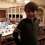 Munchkin at his first symphony concert, March 2014