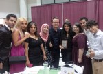 Some of my students (and new friends) from Morocco and Syria, at their awards dinner, July '14.